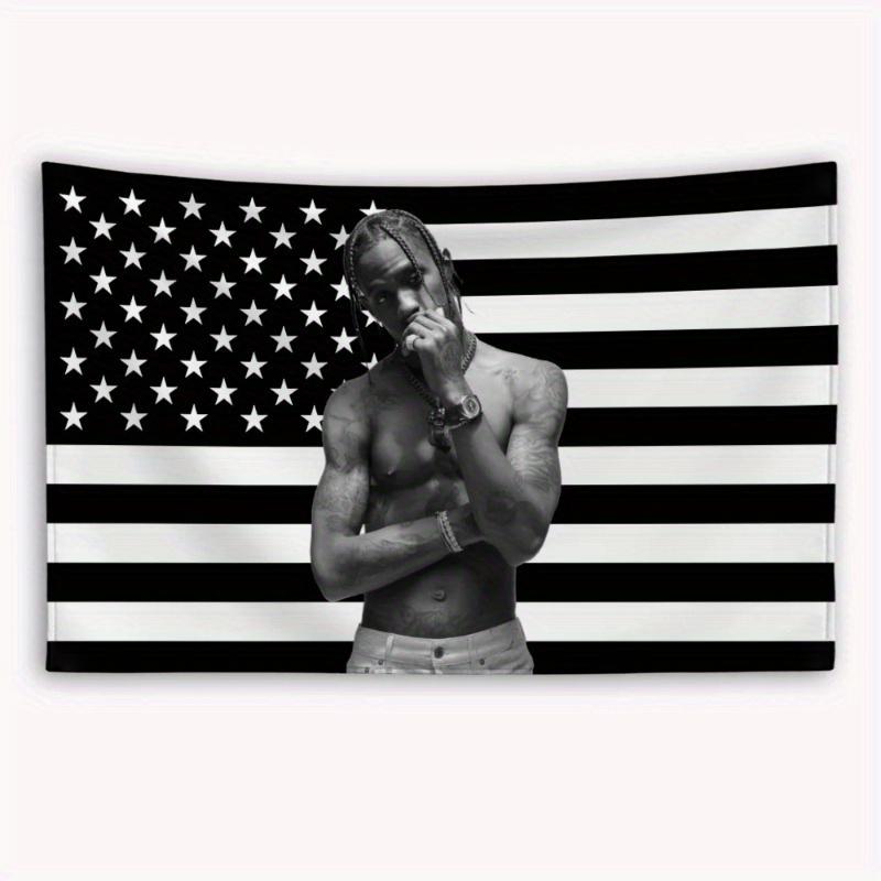 1pc TTravis American Flag Banner Office Outdoor Indoor Decoration Black White Stars Ideal for Fans Durable Banner 74x94cm(29x37in)
1pc TTravis American Flag Banner Office Outdoor Indoor Decoration Black White Stars Ideal for Fans Durable Banner 74x94cm(29x37in)