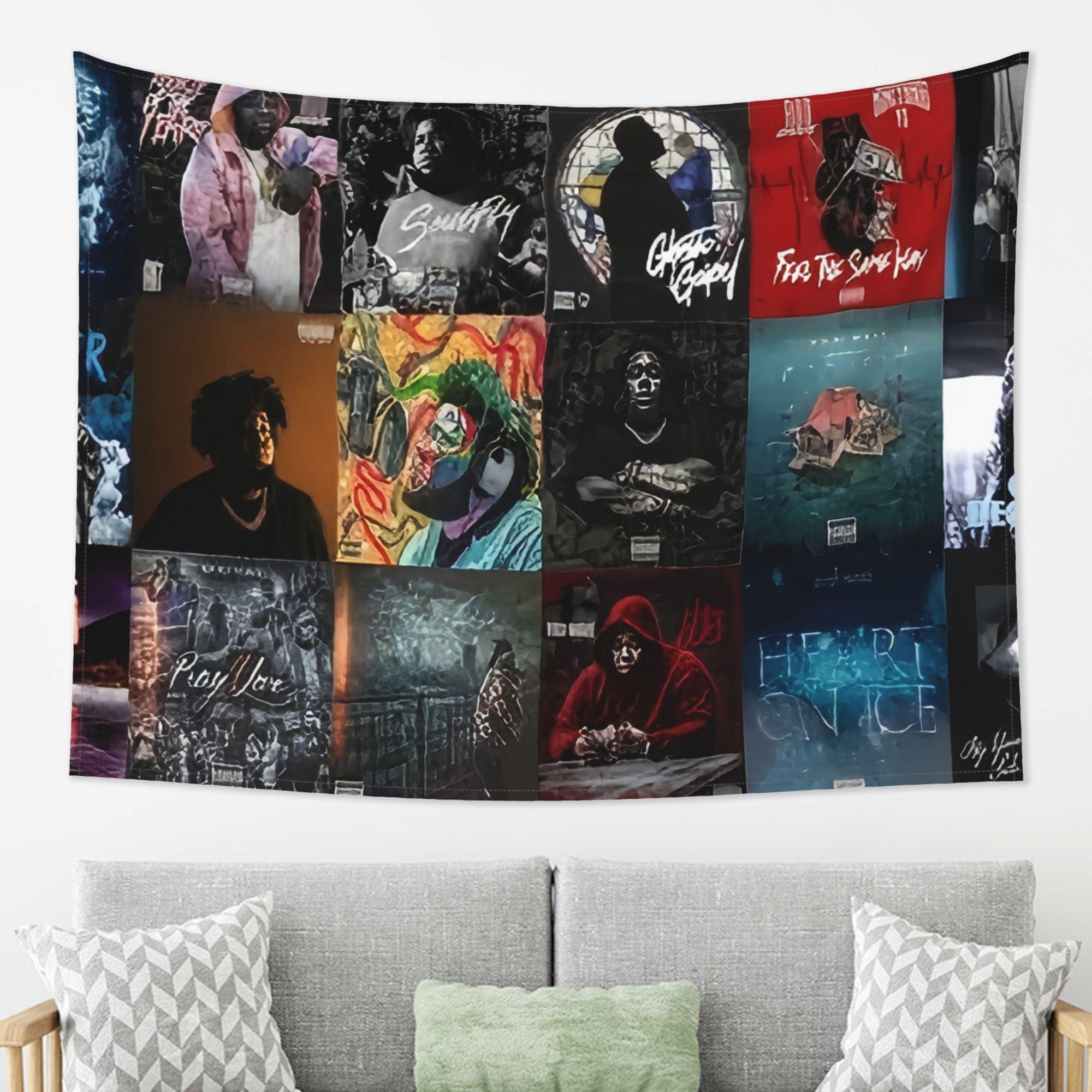 Rap Legends Collage Tapestry Celebrate Hip Hop Idols with Vibrant Artwork and Unforgettable Lyrics Perfect for Home Decor 74x94cm(29x37in)
Rap Legends Collage Tapestry Celebrate Hip Hop Idols with Vibrant Artwork and Unforgettable Lyrics Perfect for Home Decor 74x94cm(29x37in)