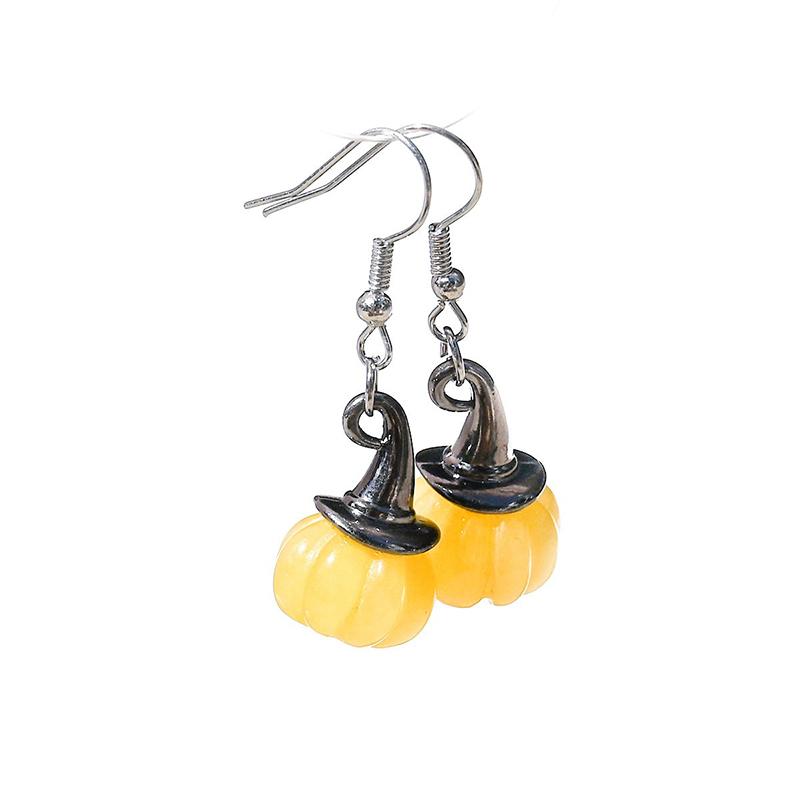 Halloween Colorful Pumpkin Wizard Hat Pendant Earrings Natural Stone Jewelry Accessory
Halloween Colorful Pumpkin Wizard Hat Pendant Earrings Natural Stone Jewelry Accessory
