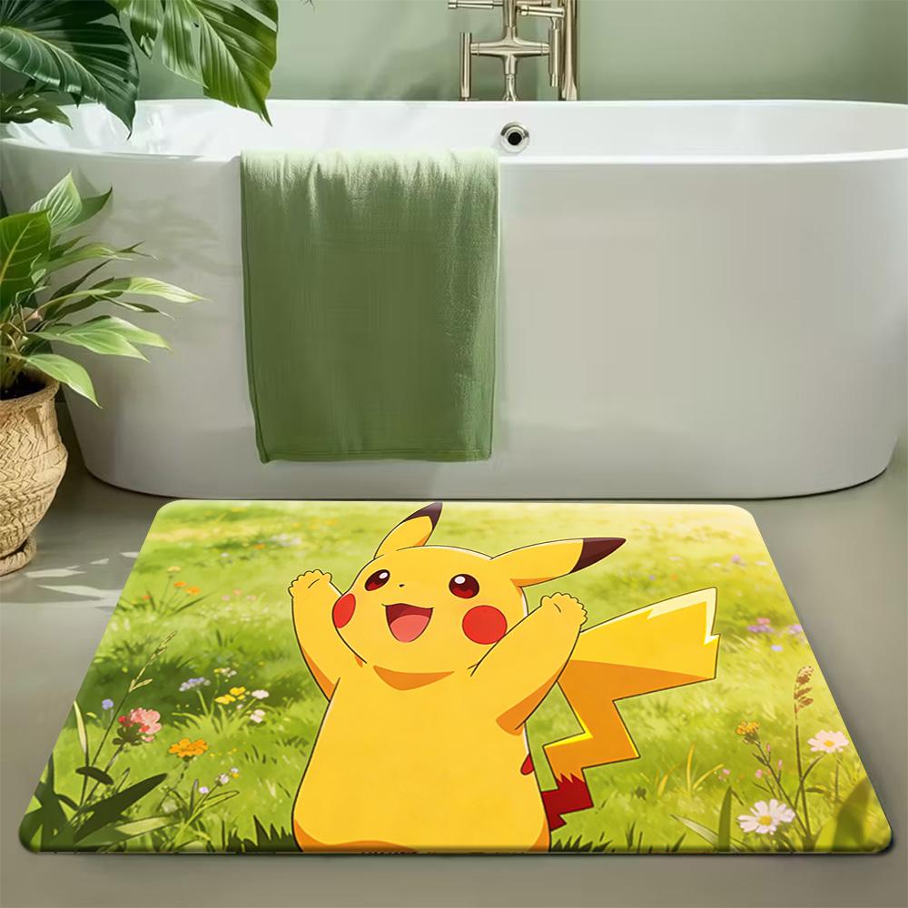 Pokemon Bulbasaur with Fruits in the Garden Print Non-slip Doormat, Soft Absorbent Floor Rug for Home Decor 40cm x 60cm
Pokemon Bulbasaur with Fruits in the Garden Print Non-slip Doormat, Soft Absorbent Floor Rug for Home Decor 40cm x 60cm