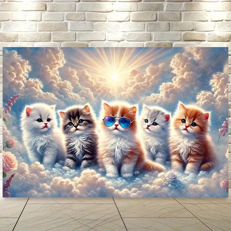 2D Cool Kitten with Sunglasses Backdrop Cloth, Dreamy Sky Background for Photoshoot 47.2x31.5inch/120*80cm
2D Cool Kitten with Sunglasses Backdrop Cloth, Dreamy Sky Background for Photoshoot 47.2x31.5inch/120*80cm