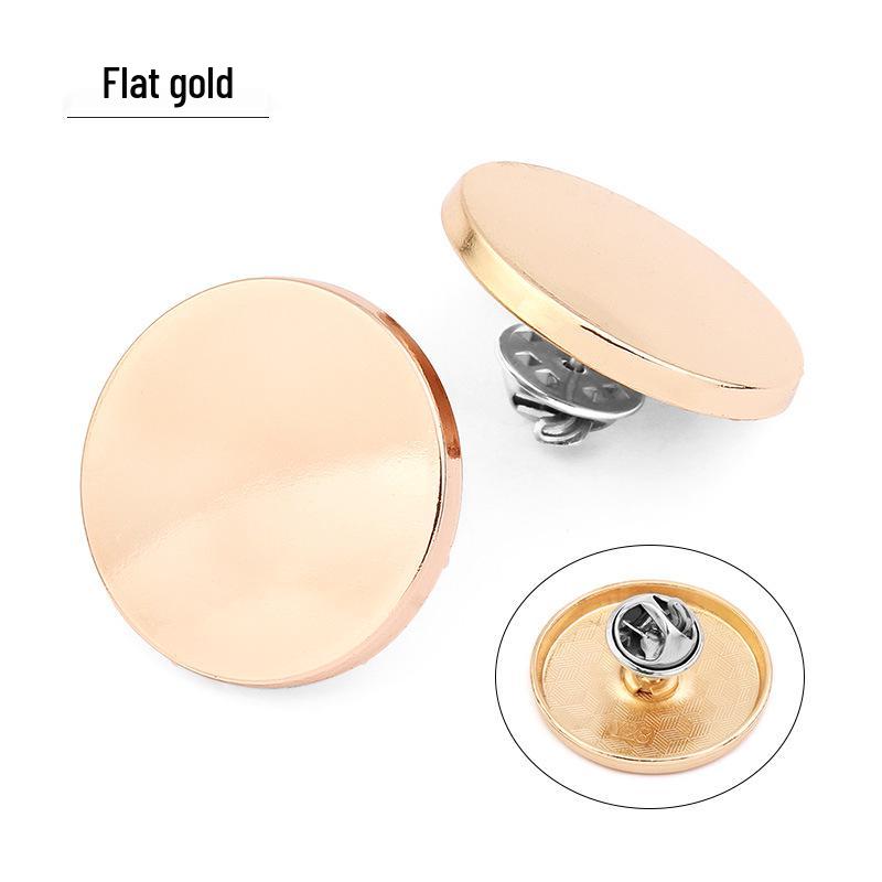 Золотые декоративные съемные металлические пуговицы для пальто, ветровок и свитеров - без пришивания, без гвоздей, универсальные пряжки для штор Gold Flat Surface 18MM
Золотые декоративные съемные металлические пуговицы для пальто, ветровок и свитеров - без пришивания, без гвоздей, универсальные пряжки для штор Gold Flat Surface 18MM