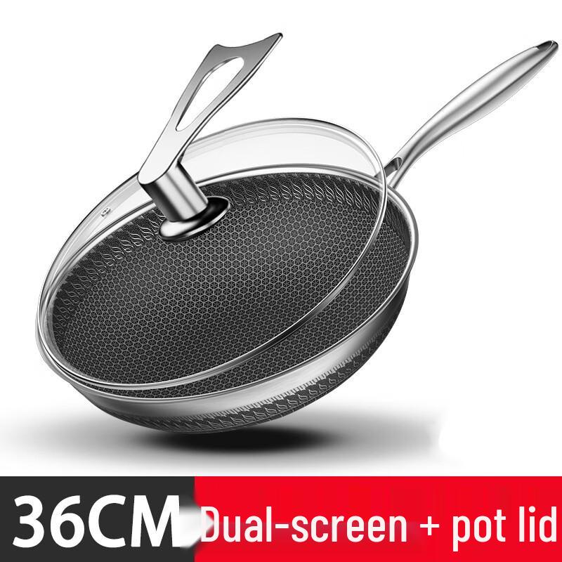 Wutuo 36CM Non-stick Stainless Steel Wok
Wutuo 36CM Non-stick Stainless Steel Wok