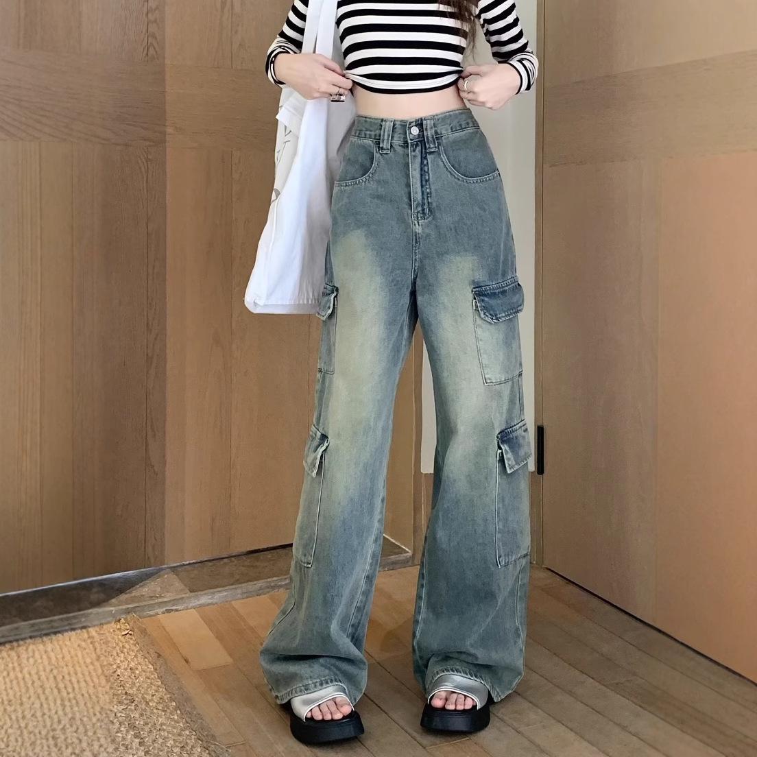 Women s High Waist Light Wash Wide Leg Cargo Jeans - 2025 Slimming and Height-Enhancing Straight Leg Floor-Length. XL
Women s High Waist Light Wash Wide Leg Cargo Jeans - 2025 Slimming and Height-Enhancing Straight Leg Floor-Length. XL