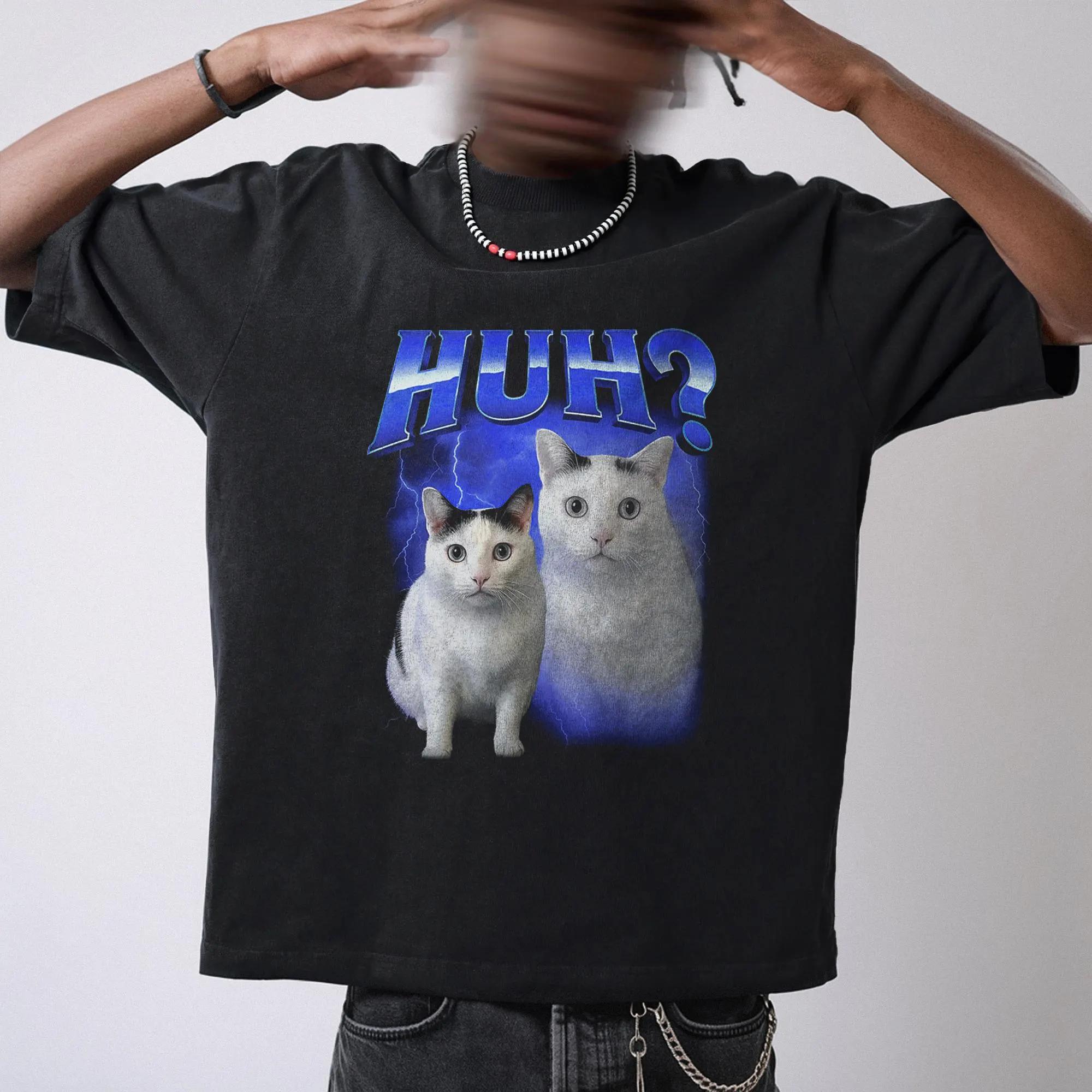HUH Funny Cat Meme TShirt Dank Humor Tee Summer Mens and Womens Loose and Breathable Tshirt Top 4XL
HUH Funny Cat Meme TShirt Dank Humor Tee Summer Mens and Womens Loose and Breathable Tshirt Top 4XL