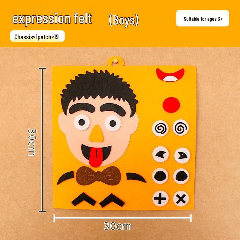 Набор фетровых выражений эмоций для игр и обучения в детском саду
Набор фетровых выражений эмоций для игр и обучения в детском саду