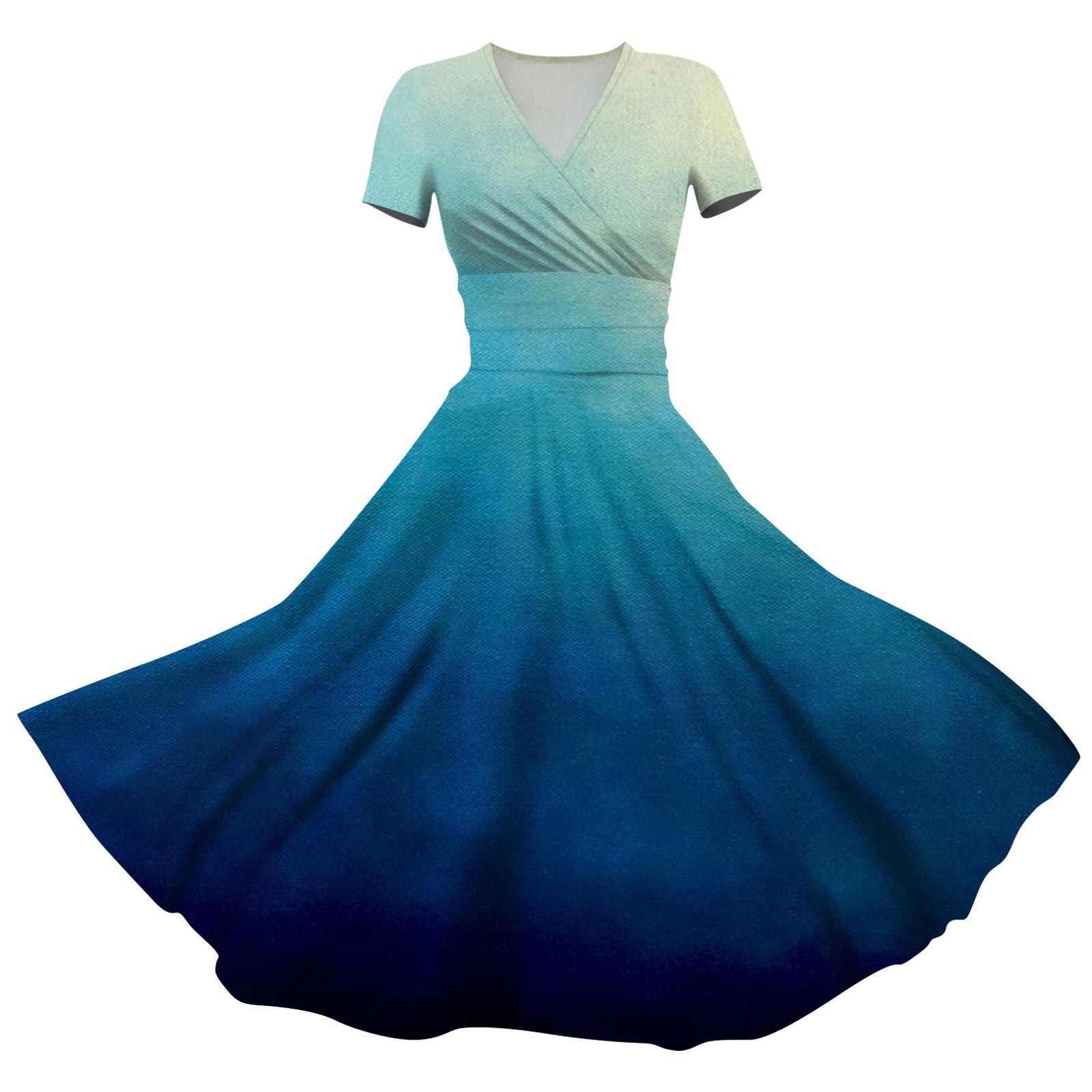 Женское платье принцессы, сексуальное плиссированное платье с коротким рукавом и v-образным вырезом на талии XXXL синий
Женское платье принцессы, сексуальное плиссированное платье с коротким рукавом и v-образным вырезом на талии XXXL синий