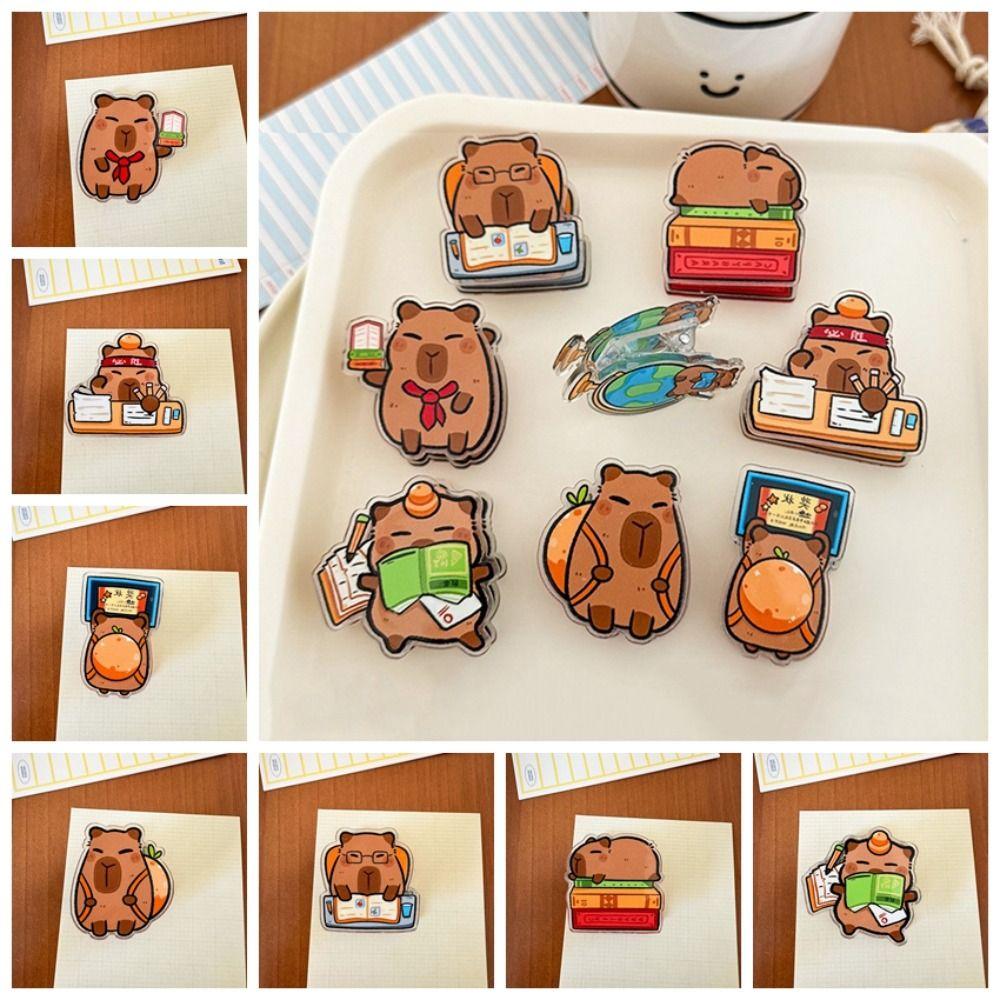 Милый милый зажим для бумаги Kawaii Binding Sealing Clamp Photo Clip Capybara Acrylic Clip Bookmark
Милый милый зажим для бумаги Kawaii Binding Sealing Clamp Photo Clip Capybara Acrylic Clip Bookmark