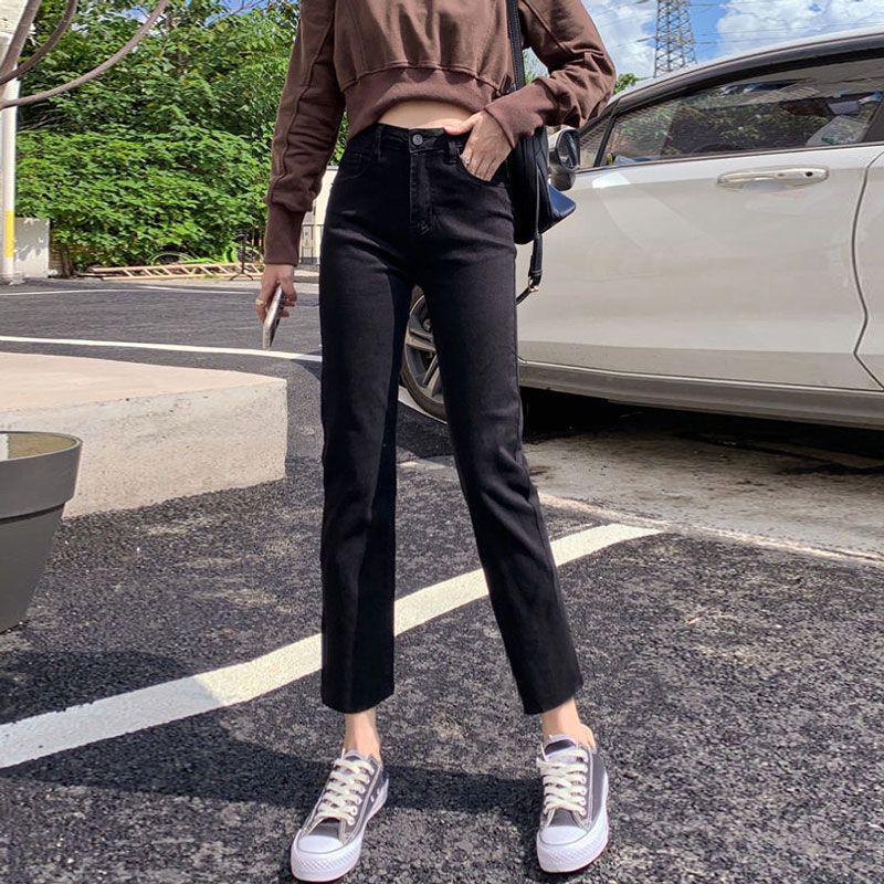 Plus Size Women s Black High-Waist Stretch Denim Jeans - Slimming 9/10 Length Straight Leg Extra Large
Plus Size Women s Black High-Waist Stretch Denim Jeans - Slimming 9/10 Length Straight Leg Extra Large