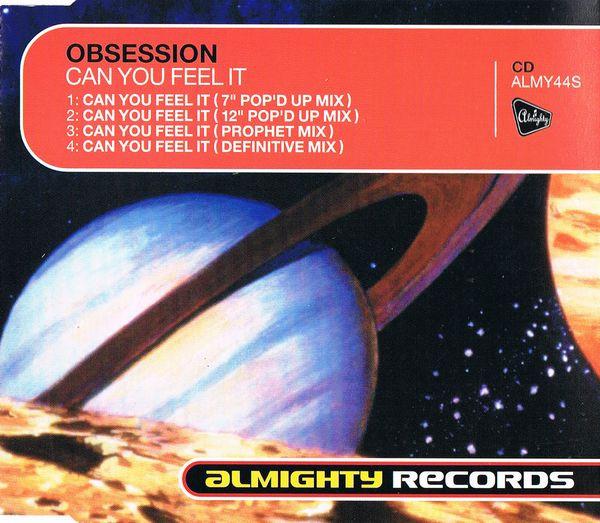 CD OBSESSION Can You Feel It CDALMY44S Almighty 1999 UK Dance Electronica Used
CD OBSESSION Can You Feel It CDALMY44S Almighty 1999 UK Dance Electronica Used