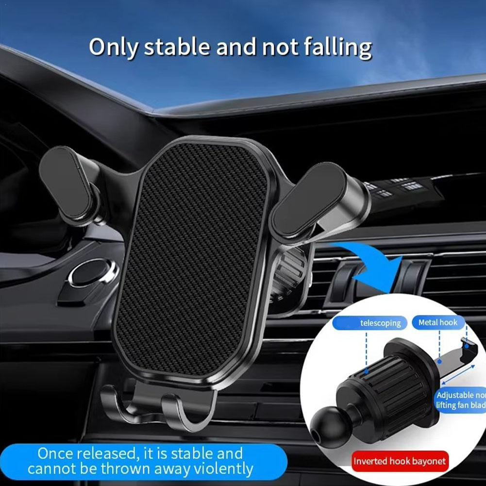 Universal Car Phone Holder Gravity Mobile Stand GPS Support Auto Air Vent Mount For IPhone Car Accessories
Universal Car Phone Holder Gravity Mobile Stand GPS Support Auto Air Vent Mount For IPhone Car Accessories