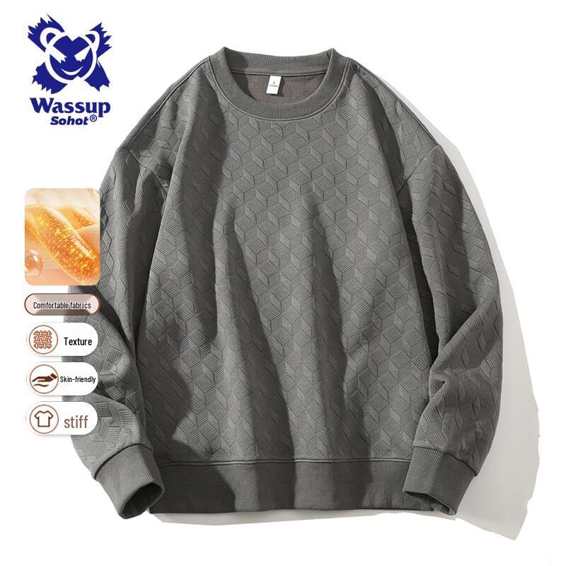 Wassup Sohot Men s Textured Stripe Crew Neck Long-Sleeve Tee 4XL
Wassup Sohot Men s Textured Stripe Crew Neck Long-Sleeve Tee 4XL