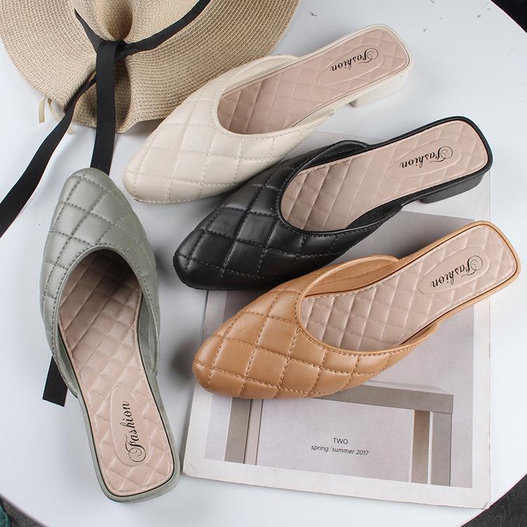 Women s Summer Pointed Half-Slippers: Fashion Solid Color Outdoor Casual Closed Toe Slip-On Flats 38-39 чорний
Women s Summer Pointed Half-Slippers: Fashion Solid Color Outdoor Casual Closed Toe Slip-On Flats 38-39 чорний