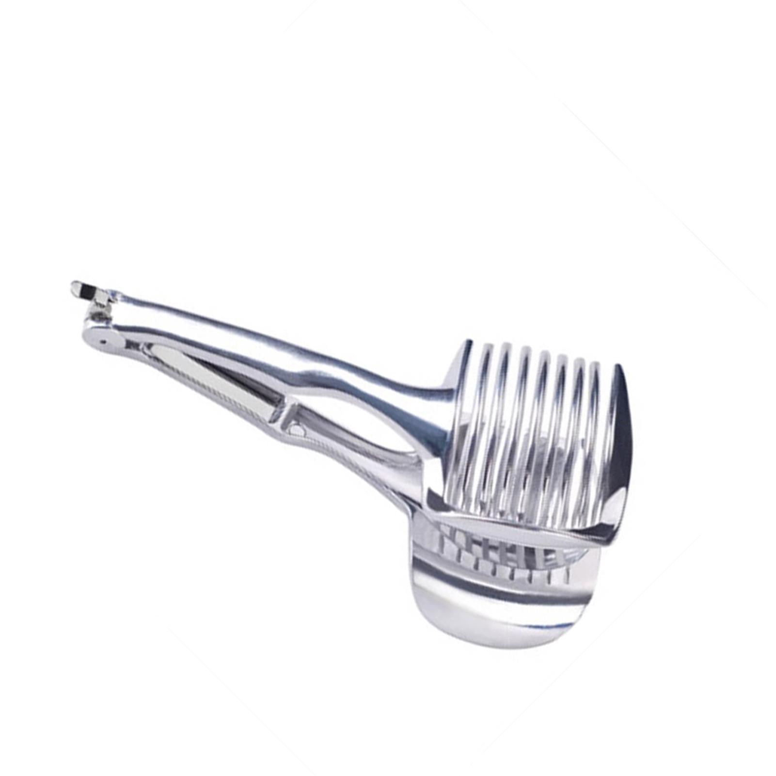 Stainless Steel Tomato Slicer Kitchen Gadget Slicing Tool Slicer Handheld Slicer Tomato Fruit Slicer
Stainless Steel Tomato Slicer Kitchen Gadget Slicing Tool Slicer Handheld Slicer Tomato Fruit Slicer