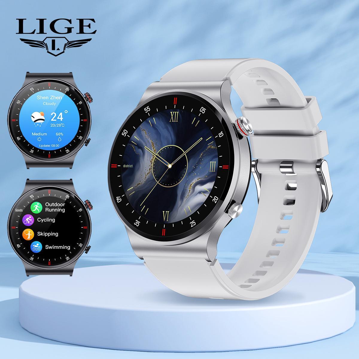 QW33 Smartwatch: Music, Pedometer, Bluetooth Call & Health Monitor
QW33 Smartwatch: Music, Pedometer, Bluetooth Call & Health Monitor