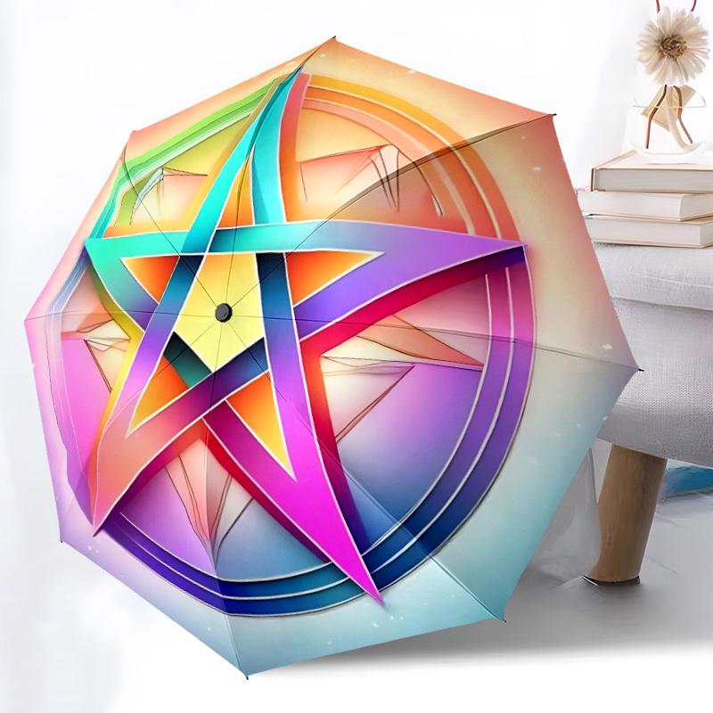 1pc Rainbow Star Automatic Umbrella - Automatic Opening And Closing, Sturdy Iron Frame, Formal Occasions yy251018137
1pc Rainbow Star Automatic Umbrella - Automatic Opening And Closing, Sturdy Iron Frame, Formal Occasions yy251018137