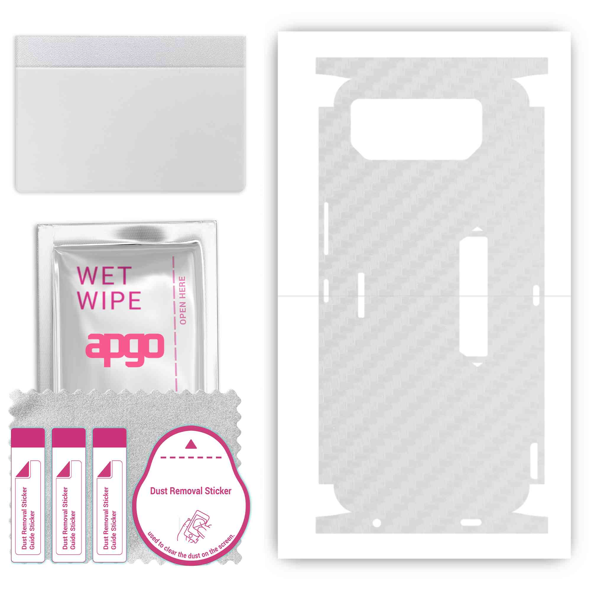 Apgo Protective Skin Sticker for the back+sides compatible with Asus ROG Phone 6 Pro, Full Wrap Film, Foil, Vinyl - Pattern Transparent Carbon
Apgo Protective Skin Sticker for the back+sides compatible with Asus ROG Phone 6 Pro, Full Wrap Film, Foil, Vinyl - Pattern Transparent Carbon