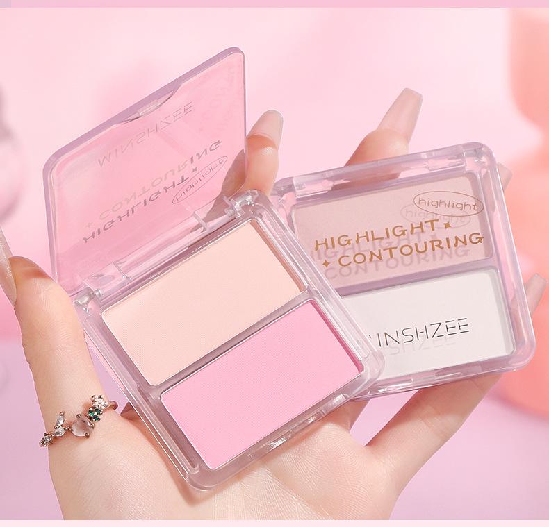 Mingxizhi Matte Highlighter & Contour Palette - 2-Color Face Brightening & Under-Eye Shadow 6023 04# Summer Nude Apricot
Mingxizhi Matte Highlighter & Contour Palette - 2-Color Face Brightening & Under-Eye Shadow 6023 04# Summer Nude Apricot