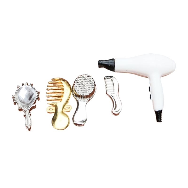 Doll House Hair Styling Kits For 1/12 Doll House with Hairdryer and Comb Realistic Bathroom Scene Display Accessories 1
Doll House Hair Styling Kits For 1/12 Doll House with Hairdryer and Comb Realistic Bathroom Scene Display Accessories 1
