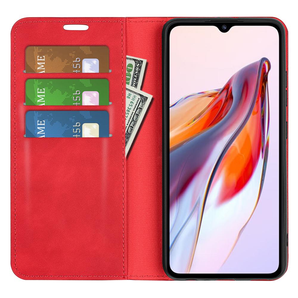 For Xiaomi Redmi 12C 4G Magnetic Cell Phone Cover Stand Wallet Skin-friendly Anti-fall Leather Phone Case Red
For Xiaomi Redmi 12C 4G Magnetic Cell Phone Cover Stand Wallet Skin-friendly Anti-fall Leather Phone Case Red