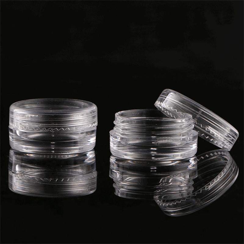 50/100pcs 2.5ml Transparent Cosmetic Bottles Containers Clear Cream Jar Sample Pot for Nail Arts Small Clear Can Tin for Balm
50/100pcs 2.5ml Transparent Cosmetic Bottles Containers Clear Cream Jar Sample Pot for Nail Arts Small Clear Can Tin for Balm