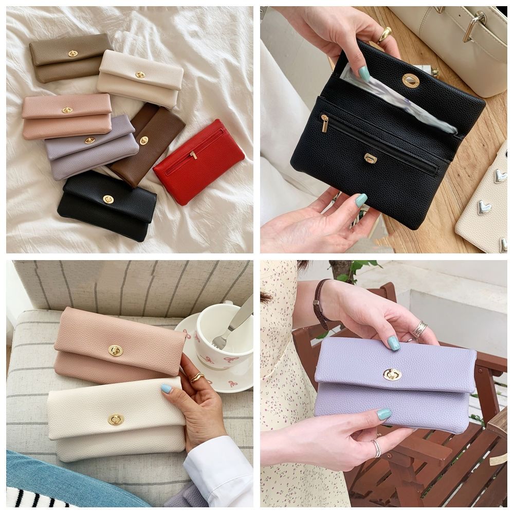 Metal Buckle Envelope Wallets Zipper Change Bag Fashion Women Long Clutch Bag Female хакі
Metal Buckle Envelope Wallets Zipper Change Bag Fashion Women Long Clutch Bag Female хакі