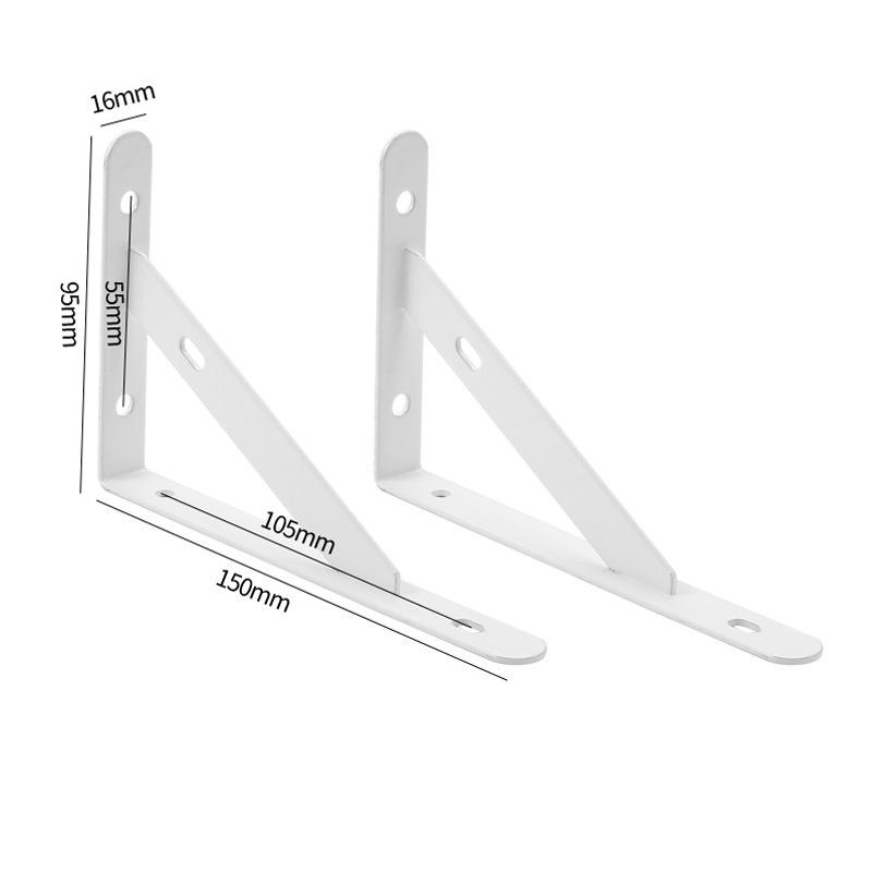 New 2Pcs Tripod Bracket Shelf Floating Shelf Heavy Duty Black/White Steel For Decorative Wall Mount Joint Angle Without Screws other
New 2Pcs Tripod Bracket Shelf Floating Shelf Heavy Duty Black/White Steel For Decorative Wall Mount Joint Angle Without Screws other