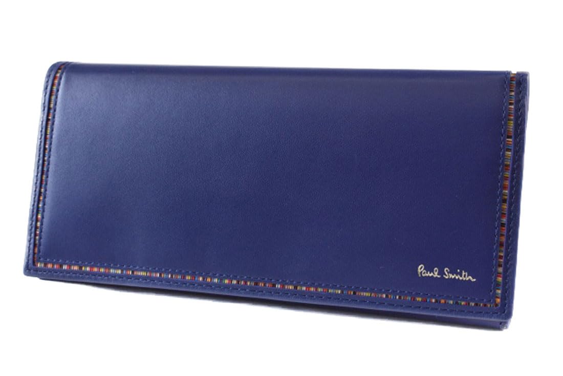 Paul Smith Men s Genuine Leather Long Wallet with Stripe and Inset Detail (Blue) - Includes Box
Paul Smith Men s Genuine Leather Long Wallet with Stripe and Inset Detail (Blue) - Includes Box