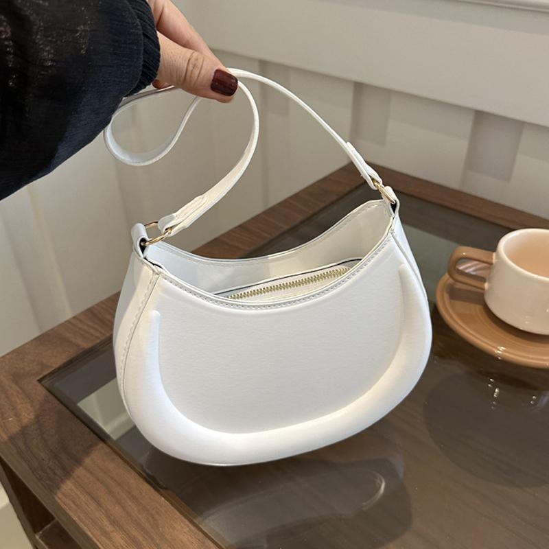 Fashion Crescent Bag Solid Color Shoulder Bag Women S Zipper Underarm Purse Half Moon Saddle Bag Premium Durable
Fashion Crescent Bag Solid Color Shoulder Bag Women S Zipper Underarm Purse Half Moon Saddle Bag Premium Durable