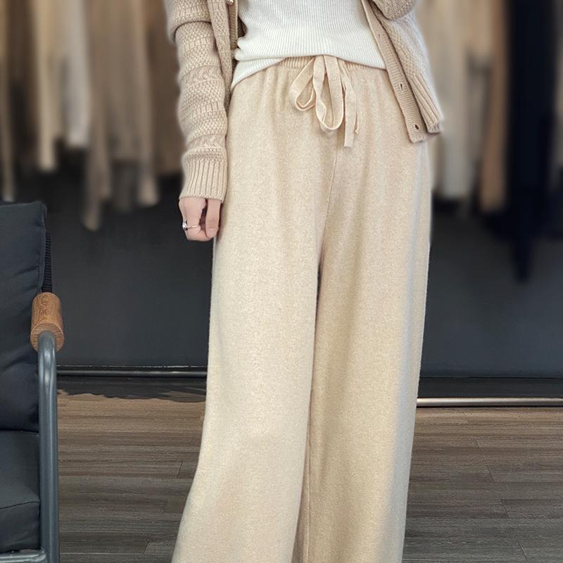 Жіночі штани з широкими штанинами з 100% чистої вовни - З високою посадкою, Потовщені, Повсякденні, Довгі, для носіння восени/взимку, Кашемір, Прямі штанини. XXXL
Жіночі штани з широкими штанинами з 100% чистої вовни - З високою посадкою, Потовщені, Повсякденні, Довгі, для носіння восени/взимку, Кашемір, Прямі штанини. XXXL