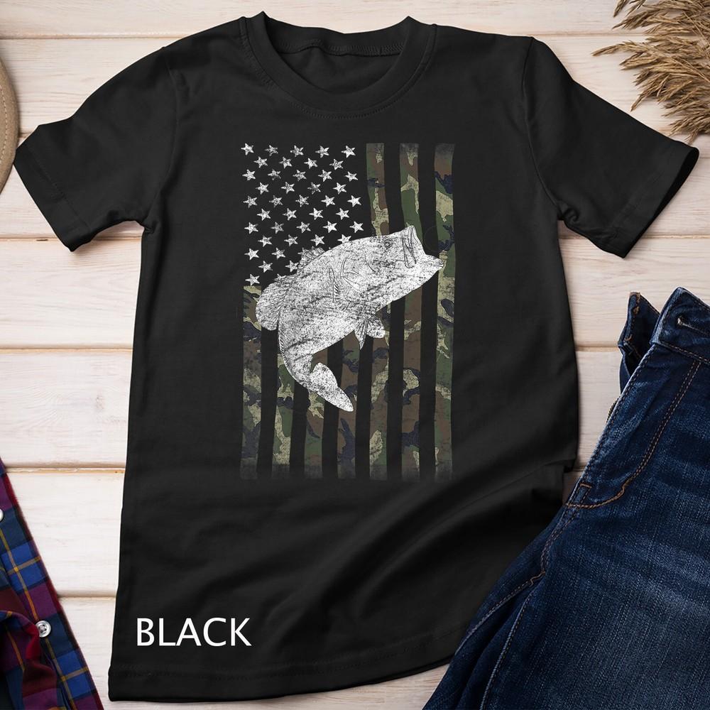 Funny Bass Fishing Camouflage Flag Big Mouth Unisex T-shirt 3XL
Funny Bass Fishing Camouflage Flag Big Mouth Unisex T-shirt 3XL