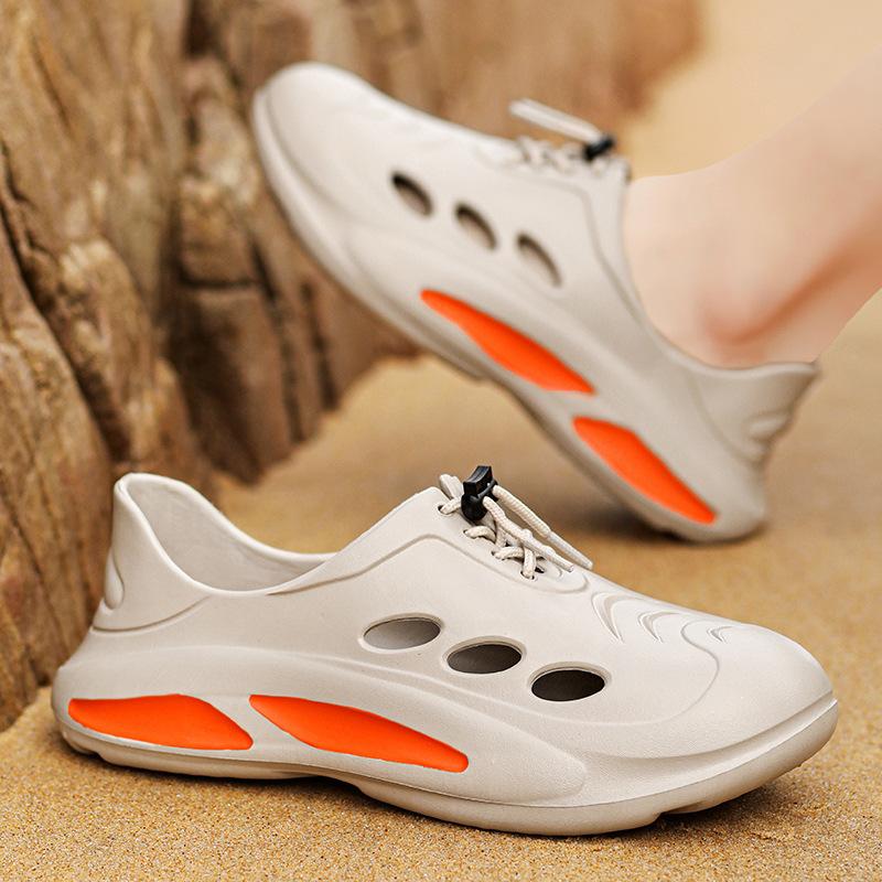 Hole shoes men s summer wear breathable Internet celebrity eva step on shit feeling cool slippers men drag Beach shoes 39 чорний
Hole shoes men s summer wear breathable Internet celebrity eva step on shit feeling cool slippers men drag Beach shoes 39 чорний