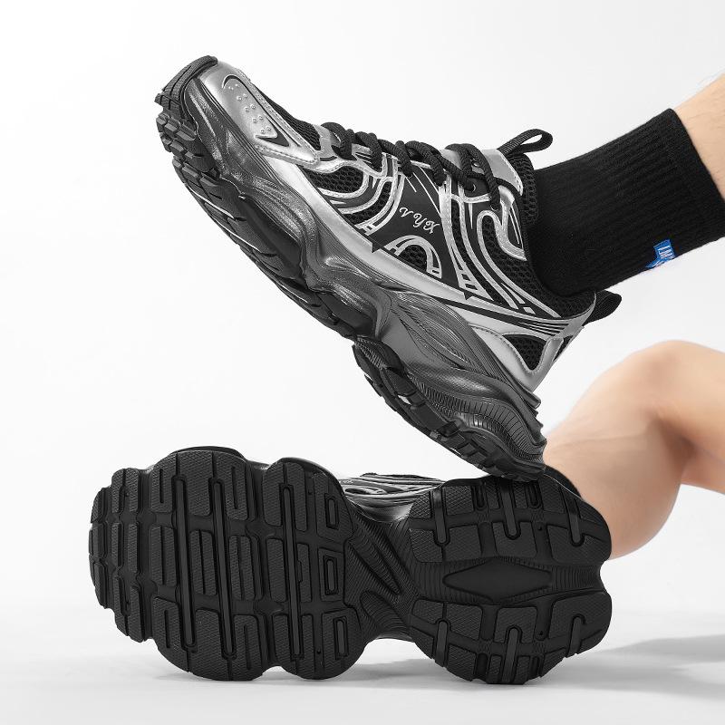Sports and leisure shoes men s mesh dad shoes autumn and winter new comfortable soft sole lightweight breathable outdoor running trendy shoes 44 срібло сірий колір
Sports and leisure shoes men s mesh dad shoes autumn and winter new comfortable soft sole lightweight breathable outdoor running trendy shoes 44 срібло сірий колір