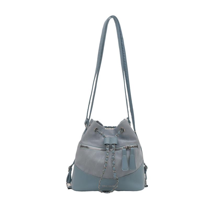 Niche design bucket bag women s summer new casual backpack texture fashion commuter shoulder messenger bag синій
Niche design bucket bag women s summer new casual backpack texture fashion commuter shoulder messenger bag синій