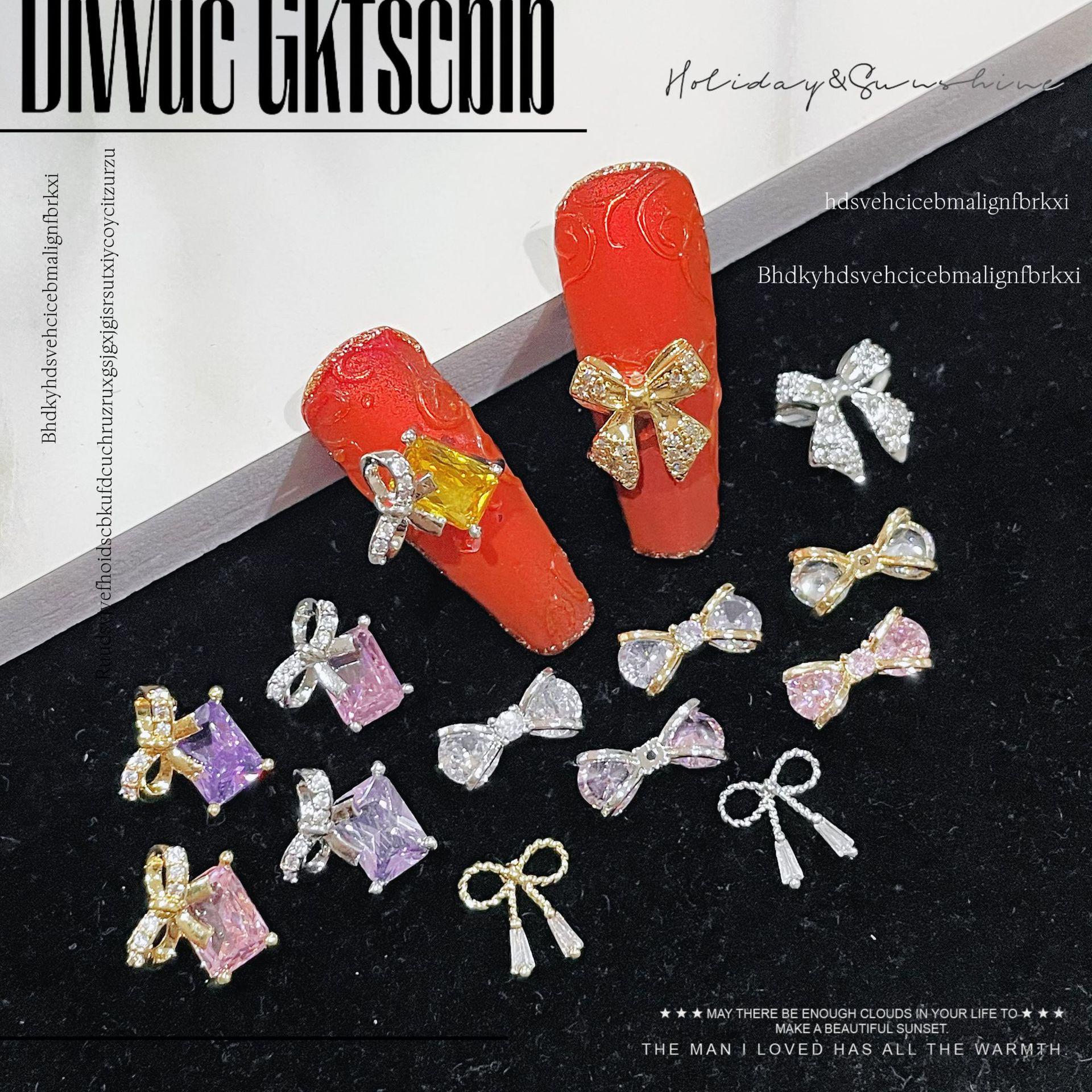 Phantasy Star Nail Bow: Three-Dimensional Cute DIY Wearable Nail Accessories with Zircon Ornaments
Phantasy Star Nail Bow: Three-Dimensional Cute DIY Wearable Nail Accessories with Zircon Ornaments