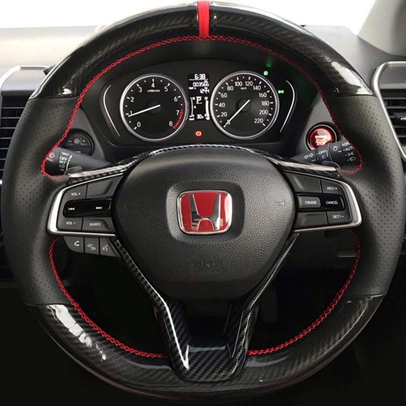 Оплетка рулевого колеса автомобиля на заказ, 100% подходит для Honda Accord 10 2018-Inspire 2018-Insight 2018-Car
Оплетка рулевого колеса автомобиля на заказ, 100% подходит для Honda Accord 10 2018-Inspire 2018-Insight 2018-Car