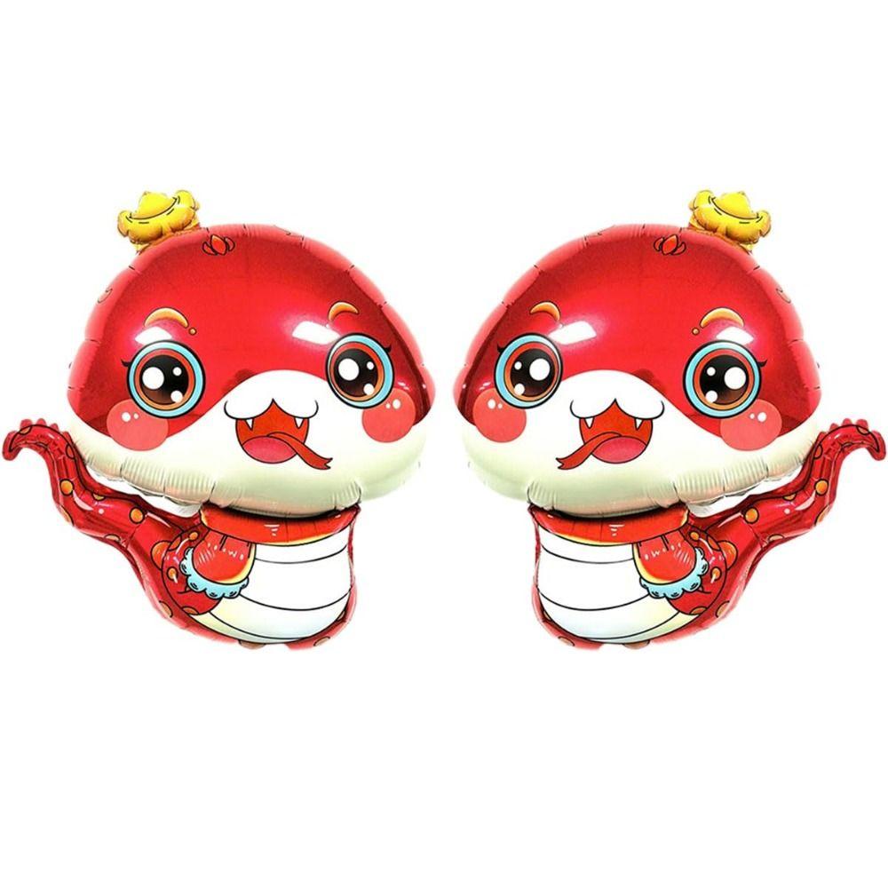 10pcs Chinese Snake Balloons Cartoon New Year Decorations Lucky Foil Balloons Lunar New Years Eve червоний
10pcs Chinese Snake Balloons Cartoon New Year Decorations Lucky Foil Balloons Lunar New Years Eve червоний