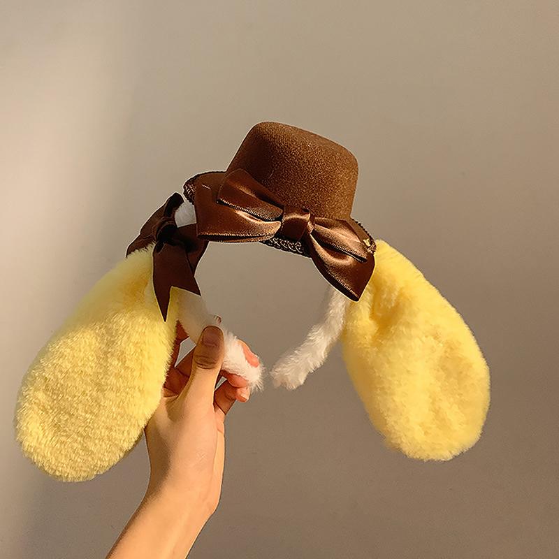 Cinnamoroll Creative Hairband Cartoon Animation My Melody Pompompurin Cute Bowler Hat Lolita Hair Accessories Headdress
Cinnamoroll Creative Hairband Cartoon Animation My Melody Pompompurin Cute Bowler Hat Lolita Hair Accessories Headdress