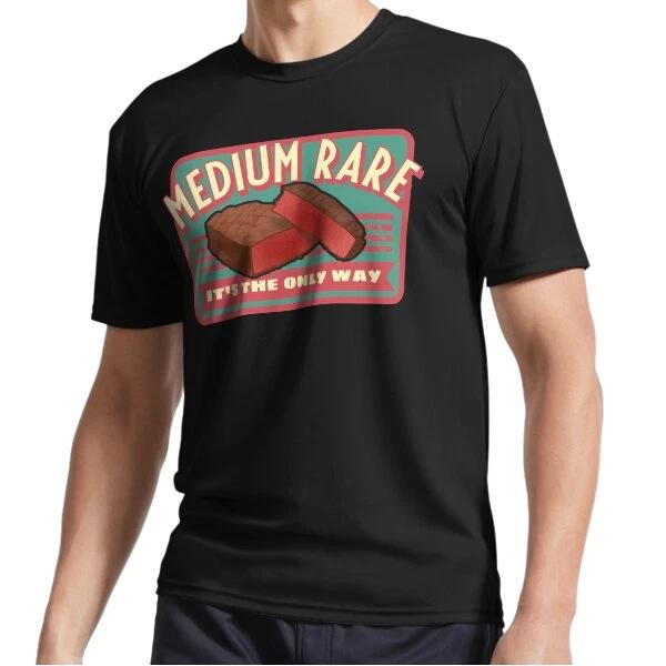 New Retro Medium Rare Steak Active Logo T-Shirt Funny Size S to 5XL XL
New Retro Medium Rare Steak Active Logo T-Shirt Funny Size S to 5XL XL