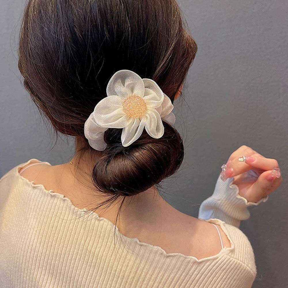 Crystal Ponytail Holder Hair Ring Korean Style Scrunchies Flower Hair Rope Female Hair Accessories
Crystal Ponytail Holder Hair Ring Korean Style Scrunchies Flower Hair Rope Female Hair Accessories