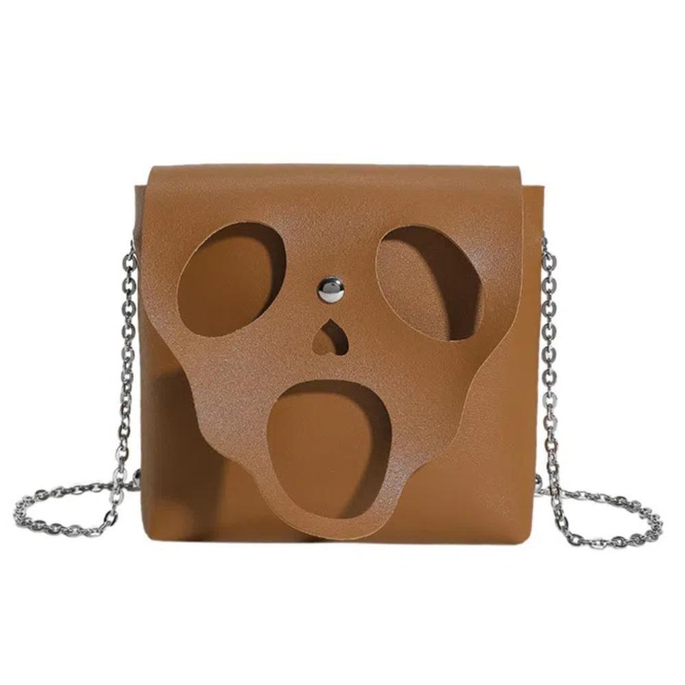 PU Leather Ghost Small Square Bag Skull Crossbody Bag Mini Halloween Chain Bags Daily коричневый
PU Leather Ghost Small Square Bag Skull Crossbody Bag Mini Halloween Chain Bags Daily коричневый