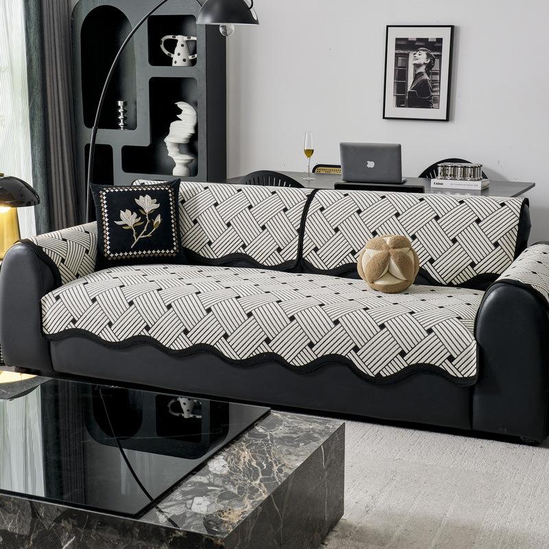 Light Luxury High-End Woven Sofa Cushion New Non-Slip Sofa Cover Cloth Universal In All Seasons, Full Cover Seat Cushion 90*70cm
Light Luxury High-End Woven Sofa Cushion New Non-Slip Sofa Cover Cloth Universal In All Seasons, Full Cover Seat Cushion 90*70cm