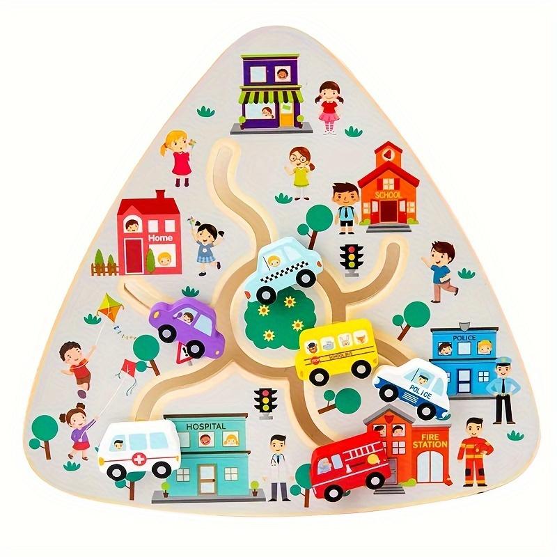 Wooden Maze Puzzle Game, Childhood Education Toy For Children Christmas, Halloween Gift Traffic
Wooden Maze Puzzle Game, Childhood Education Toy For Children Christmas, Halloween Gift Traffic