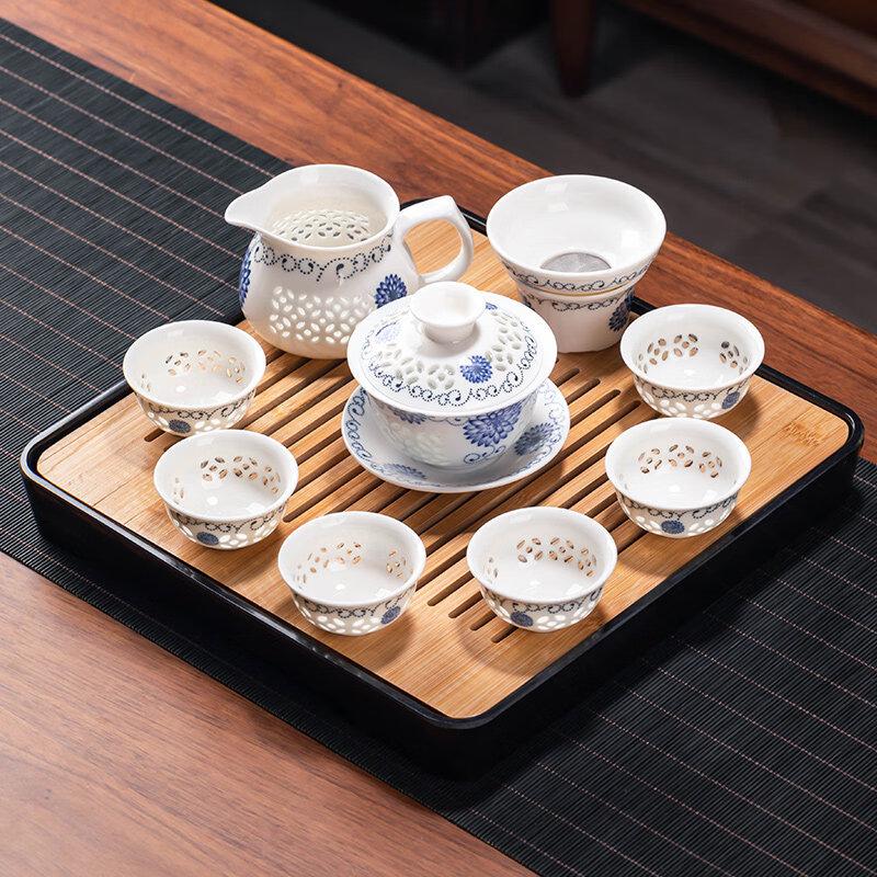 Naijiang Hollow Honeycomb Ceramic Tea Set
Naijiang Hollow Honeycomb Ceramic Tea Set