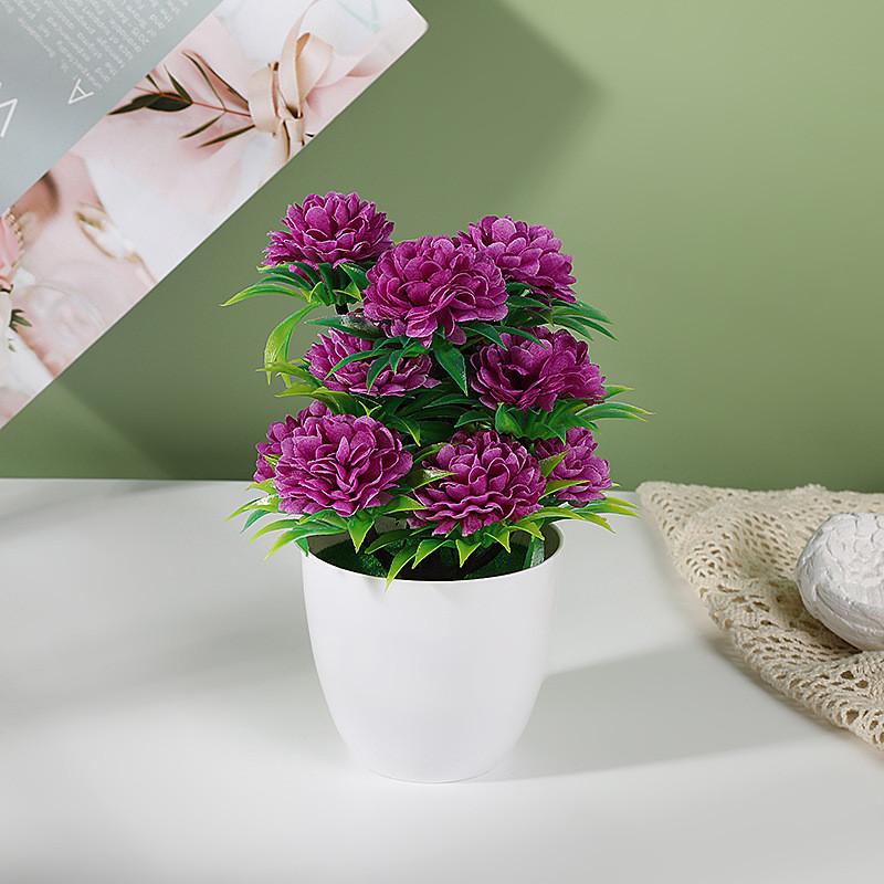Pot Plastic Flower With Twelve Ball Chrysanthemum For Indoor Decoration фиолетовый
Pot Plastic Flower With Twelve Ball Chrysanthemum For Indoor Decoration фиолетовый