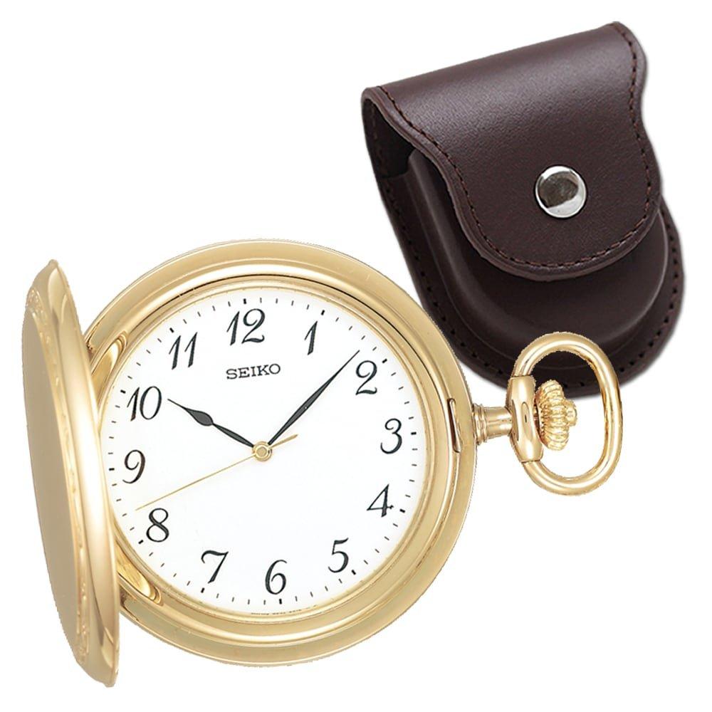 SEIKO pocket watch SAPM002 and Seibido original pocket watch leather case set (brown)
SEIKO pocket watch SAPM002 and Seibido original pocket watch leather case set (brown)