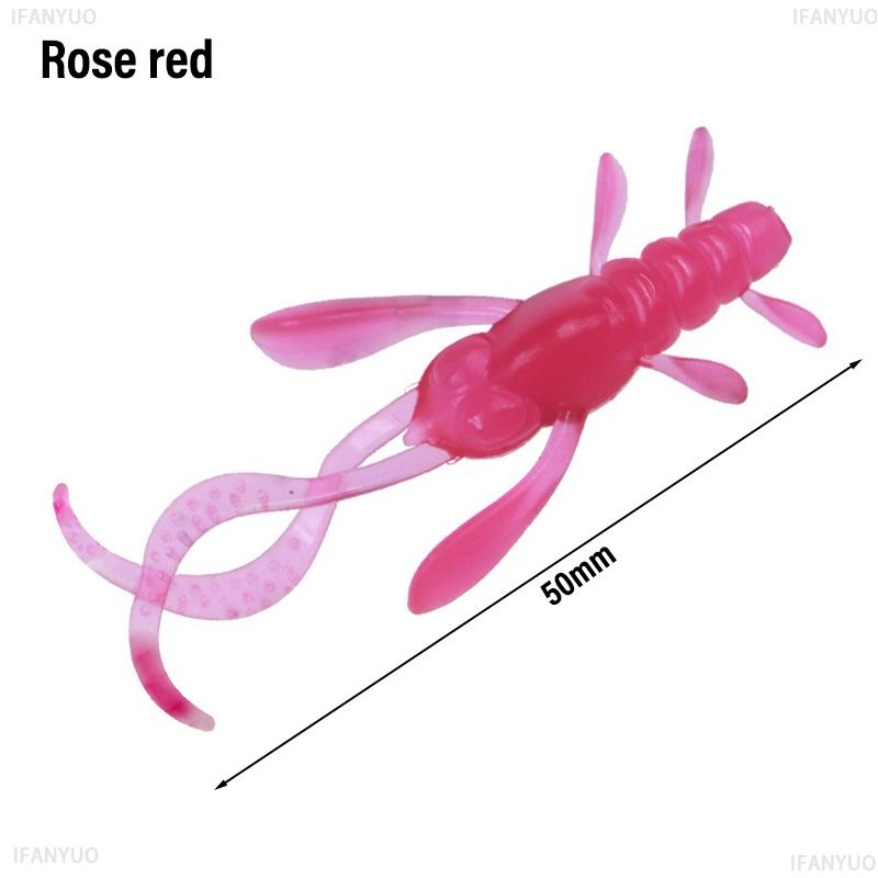 10Pcs 5cm 1.2g Floating Soft Shrimp Lure Soft Bait Artificial Fishing Lure for Bass Snakehead Tilapia Freshwater Fishing Tackle 5cm 1.2g 10pcs рожевий червоний колір
10Pcs 5cm 1.2g Floating Soft Shrimp Lure Soft Bait Artificial Fishing Lure for Bass Snakehead Tilapia Freshwater Fishing Tackle 5cm 1.2g 10pcs рожевий червоний колір