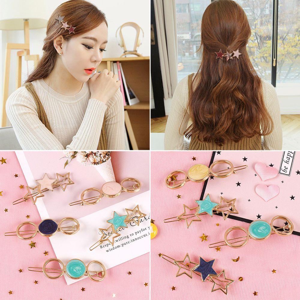 Women Girls Round Stars Hair Accessories Headwear Hairgrip Barrettes Hairpins Alloy Hair Clip
Women Girls Round Stars Hair Accessories Headwear Hairgrip Barrettes Hairpins Alloy Hair Clip