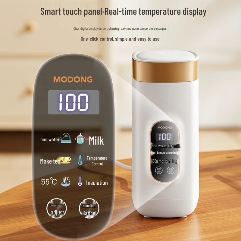 Mo Dong Portable Electric Kettle for Travel - Business Trip Hotel Boiler with Constant Temperature, Insulated Bottle, Mother & Baby Safe (Grade 316) 304 Food Grade Inner Liner
Mo Dong Portable Electric Kettle for Travel - Business Trip Hotel Boiler with Constant Temperature, Insulated Bottle, Mother & Baby Safe (Grade 316) 304 Food Grade Inner Liner