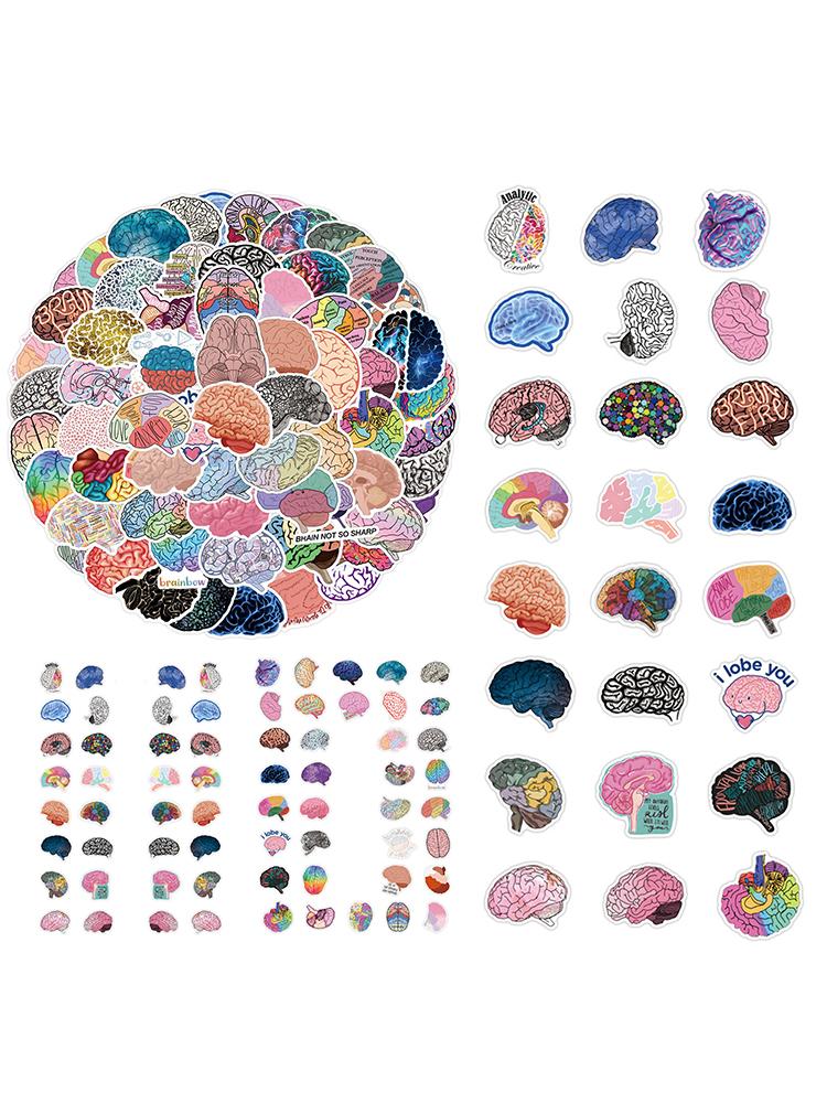 Brain Stickers 110Pcs Waterproof Cartoon Stickers Laptop Decals for Luggage Refrigerator Computer Water Bottle
Brain Stickers 110Pcs Waterproof Cartoon Stickers Laptop Decals for Luggage Refrigerator Computer Water Bottle